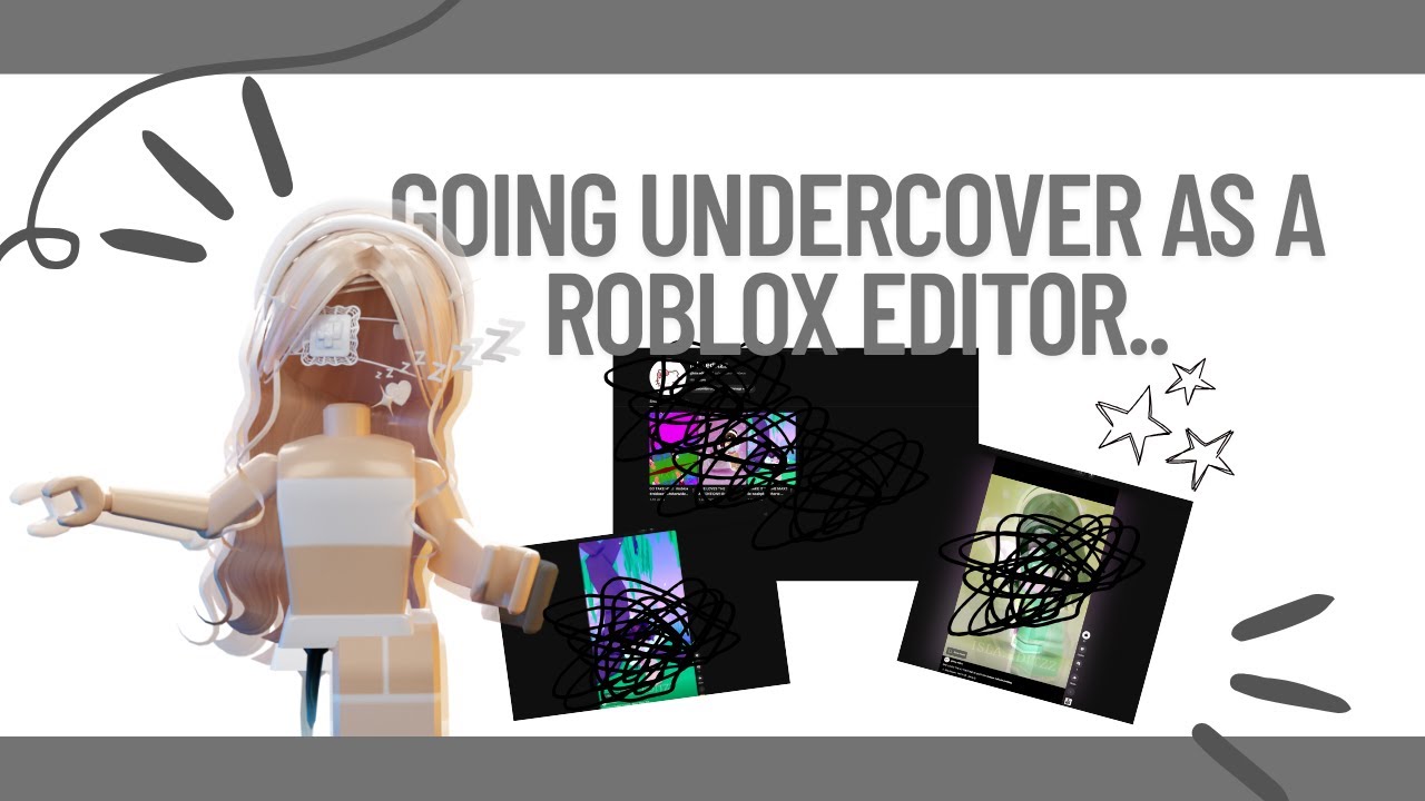 Going Undercover As A Roblox Editor Youtube