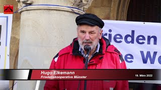 Friedenskundgebung in Münster: „Nein zum Krieg!\