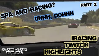 IRacing Twitch Highlights 30 June 6 July 2020 Part 2 Funny Unexpected Moves Saves Wins And Fails