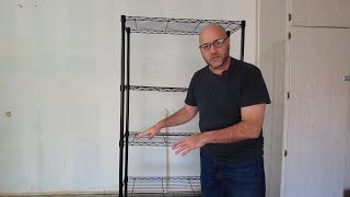 Amazon Basics 5-Shelf Adjustable, Heavy Duty Storage Shelving Unit
