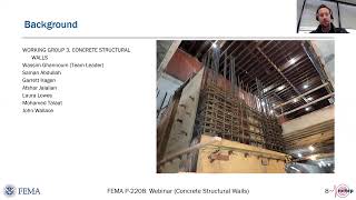 FEMA P-2208 Webinar on Recommendations Related to Concrete Structural Walls