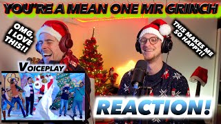 X-mas SPECIAL 7 | Voiceplay - You're A Mean One Mr  Grinch (ft  Adriana Arellano) FIRST REACTION!