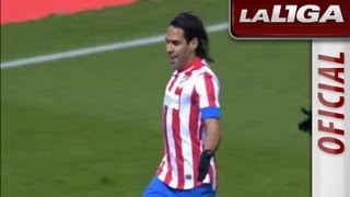 5 goles de Radamel Falcao en el Atlético de Madrid -- Deportivo de La Coruña