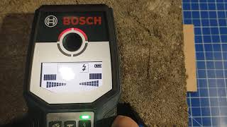 Detector Bosch GMS 120 Profesional test