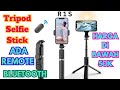 SWANLI REVIEW SELFIE STICK R1S TONGSIS 3 IN 1 LIGHT PLUS REMOT BLUETOOTH - Selfie Stick Tripod