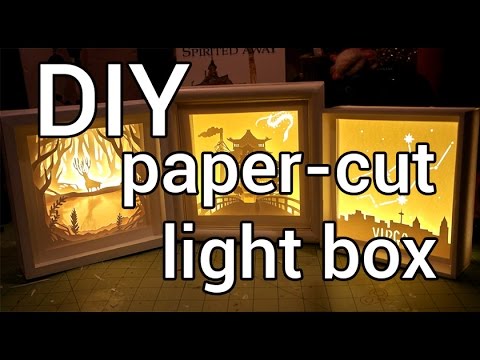 How to Make a Paper-cut Light Box : DIY How to Make a Paper-cut Light Box : DIY