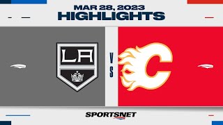 NHL Highlights | Kings vs. Flames - March 28, 2023