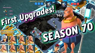 Warships Season 70 First Upgrades! Boom Beach Gameplay