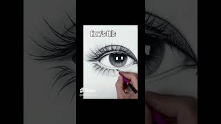 eye lashes draw #drawing #viral #art #sketch #shorts  #short #eye