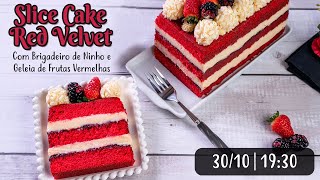 🔴 LIVE - SLICE CAKE RED VELVET - Chef Silvia Nicolau