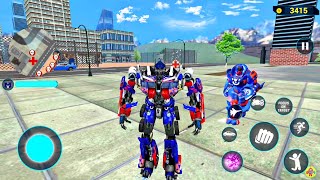 Optimus Prime Multiple Transformation Jet Robot Car Game 2020 #38 - Android Gameplay