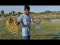 ఒక గంటలో విసురు వల్ల నేర్చుకోండి how to throw cast net in simple method fishing all telugu