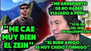 PUJIDOS  HABLA SOBRE EL VIAJE DE ZEIN A MACHU PICCHU Y  SU INTERÉS DE CONOCER PERÚ.