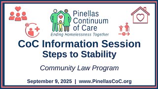 Pinellas CoC Info Session - Community Law Program