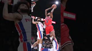 Derrick Rose DUNK vs Pistons - NBA highlights | #Shorts