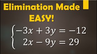 Solving Systems with Elimination | Know When to Multiply One Equation