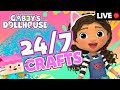 🔴 Crafting With Gabby 24/7 - DIY ARTS & CRAFTS MARATHON | GABBY'S DOLLHOUSE