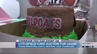 Littlefield High School Cake Auction raises $11.5K for coach’s liver transplant