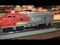 ho locomotive lot 5 vintage tyco santa fe diesel engine atsf