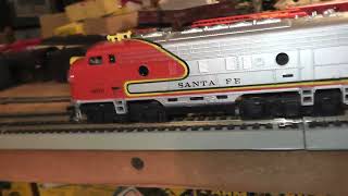 ho locomotive lot #5 vintage tyco santa fe diesel engine atsf