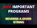 Reversing a string using java program #java #javaprogramming #javacoding #recursion #oops #reversing