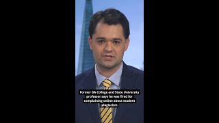 Former GA professor says he was fired for complaining online about student plagiarism