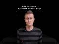 How to create a Facebook Business Page