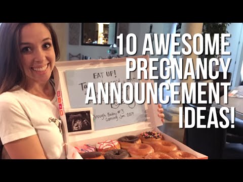 10 AWESOME PREGNANCY ANNOUNCEMENT IDEAS! 10 AWESOME PREGNANCY ANNOUNCEMENT IDEAS!