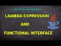 lambda expression and Functional Interface in Java 8