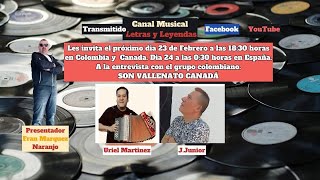 Entrevista con el grupo colombiano, SON VALLENATO CANADÁ.