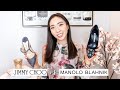 MANOLO BLAHNIK HANGISI vs JIMMY CHOO BING | Comparing Two Very Popular Jeweled Designer Shoes