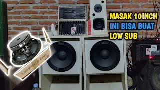 SPEAKER RCF 10 INCH BUAT LOW SUB MASUK JUGA NIHH