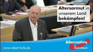 Altersarmut in unserem Land bekämpfen!