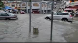 狂风暴雨连续降  隆市昨风灾 今水灾