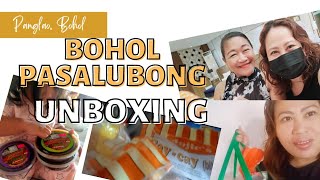 Bohol Pasalubong Unboxing | Traveling Freelancer| Cliff Hazel Santos 🍱😋🙏