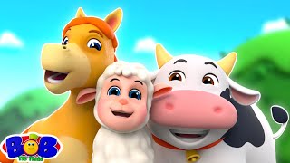 Around the Farm, Animal Cartoon Videos & Kids Songs by Bob the Train