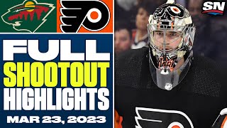 Minnesota Wild vs. Philadelphia Flyers | FULL Shootout Highlights - March 23, 2023