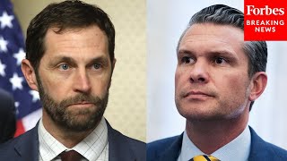 JUST IN: Jason Crow Says Pete Hegseth 'Must Resign Immediately' Following Leaked Signal Chat