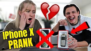 DOBBELT IPHONE X PRANK PÅ JOS!! (Fødselsdags gave)