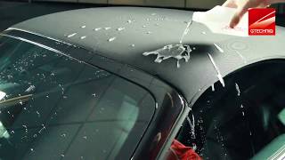 tutoriel application Gtechniq i1 protection hydrophobe tissus \u0026 capotes