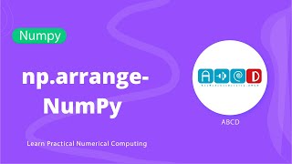 np.arange-NumPy