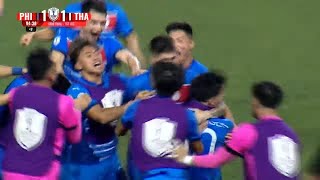 Kike Linares Layunin 90+5 | Pilipinas vs Thailand 2-1 Highlights |ASEAN Championship, SEMIFINAL 2024