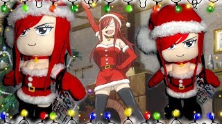 CHRISTMAS ERZA| Christmas Outfit for your plushies| Fairy Tail plush| Tutorial-Cloctor Creations