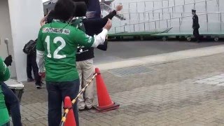 2016.4.3     アウェイ　　FC岐阜VS徳島　バス待ち