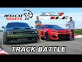 2019 Dodge Hellcat Redeye vs Chevy Camaro ZL1 1LE - DRAG RACE & LAP TIMES