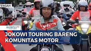 Sambut Imlek, Jokowi Ikuti Touring di Solo bersama Komunitas Motor