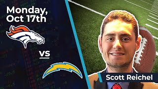 Free NFL Betting Pick- Denver Broncos vs. Los Angeles Chargers, 10/17/2022: Scott's Selections