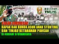 Kasad Kukuhkan Bapak dan Bunda Asuh Anak Stunting dan Tinjau Ketahanan Pangan di Kodam V Brawijaya