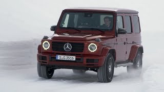 Mercedes-Benz G350d 4MATIC | Designo Hyacinth Red Metallic | Winter Driving Event Hochgurgl, Austria