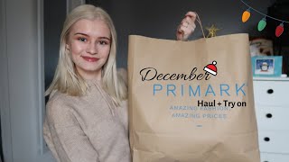 HUGE PRIMARK HAUL + TRY ON | DECEMBER 2019